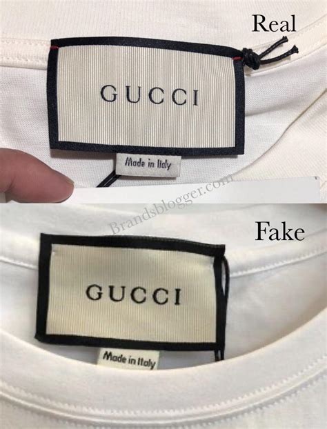 gucci shirt fake vs real|gucci t shirt authenticity.